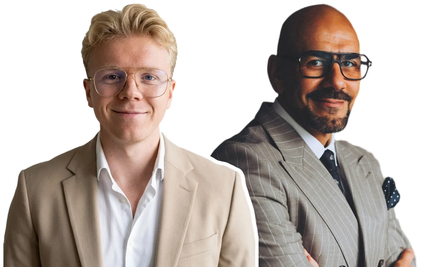 Oskar Sasin i Marino Papazachariou, prowadzący szkolenia Vertom AI